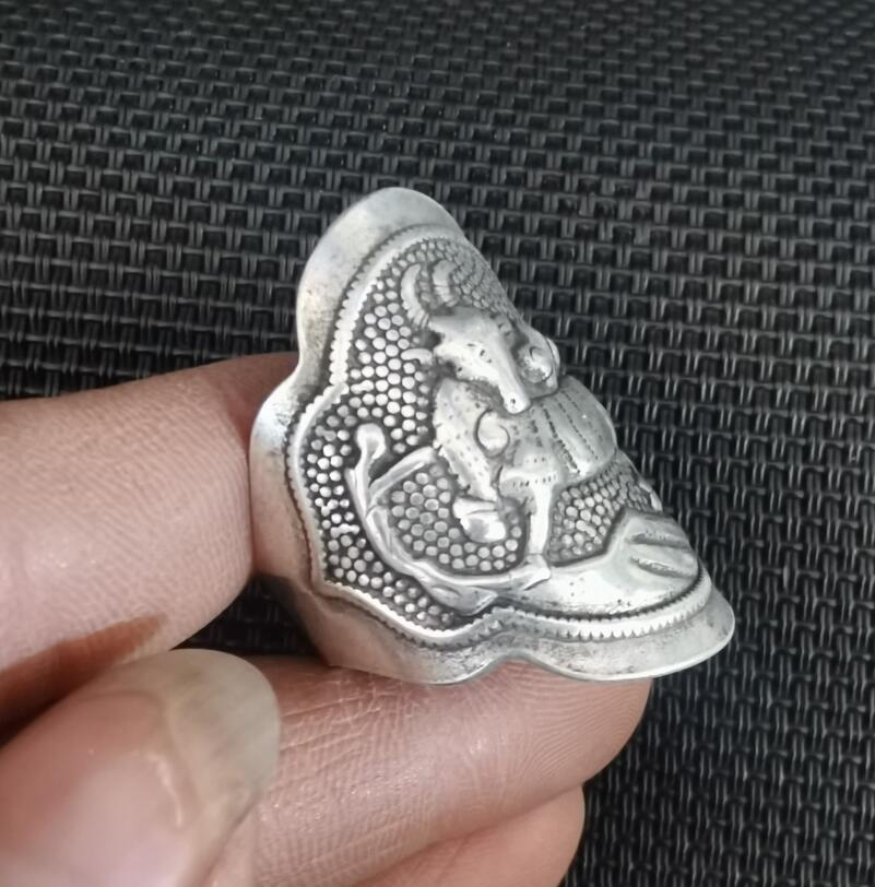 China White copper archaize ring