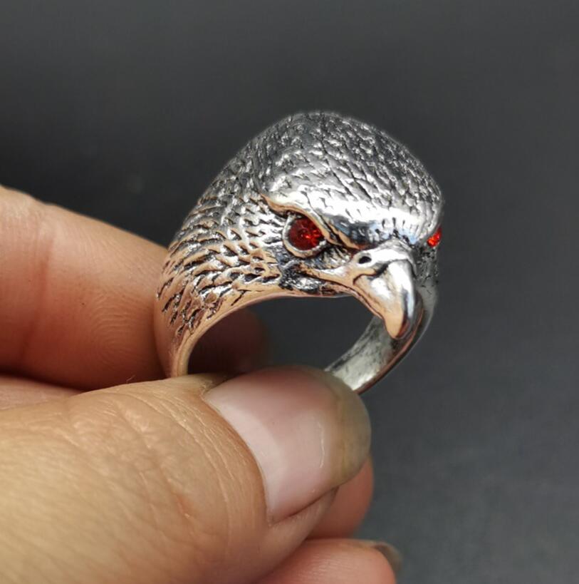 China White copper beast head ring