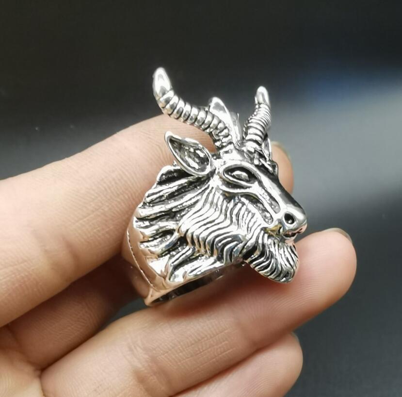 China White copper beast head ring