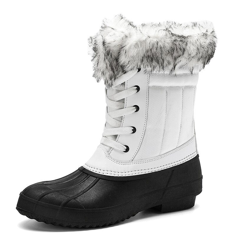 Women Snow Boots Winter Keep Warm Lady Duck Boots Waterproof Non-Slip Rubber Rain Shoes Female Fashion Women Casual Shoes 36-42