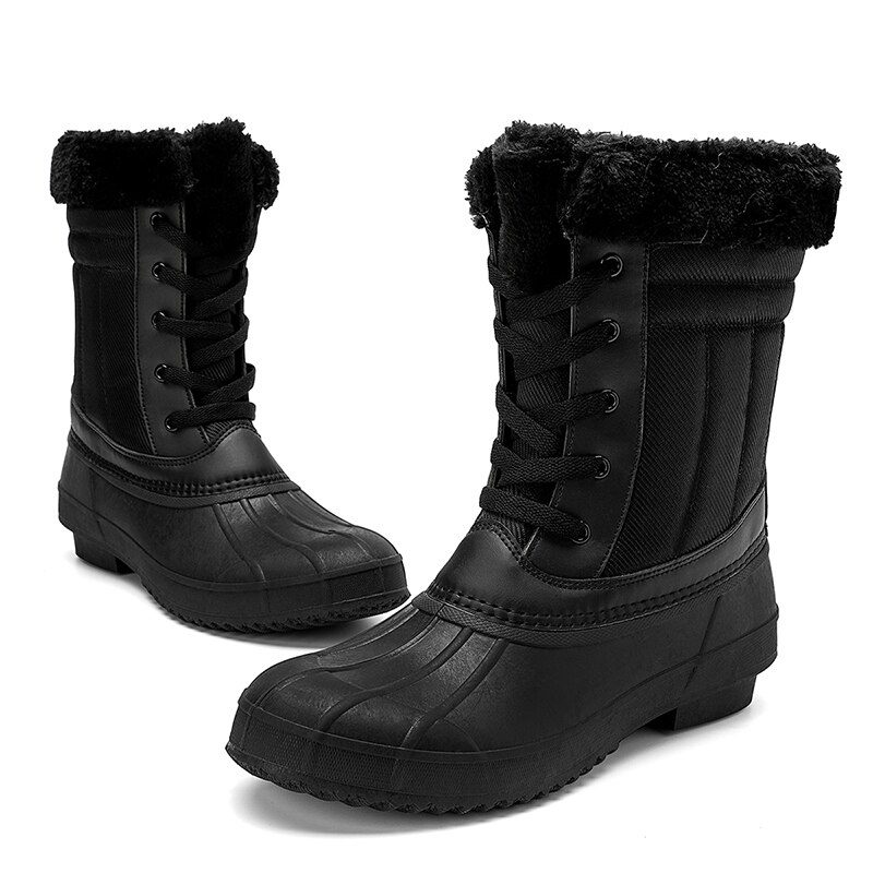 Women Snow Boots Winter Keep Warm Lady Duck Boots Waterproof Non-Slip Rubber Rain Shoes Female Fashion Women Casual Shoes 36-42