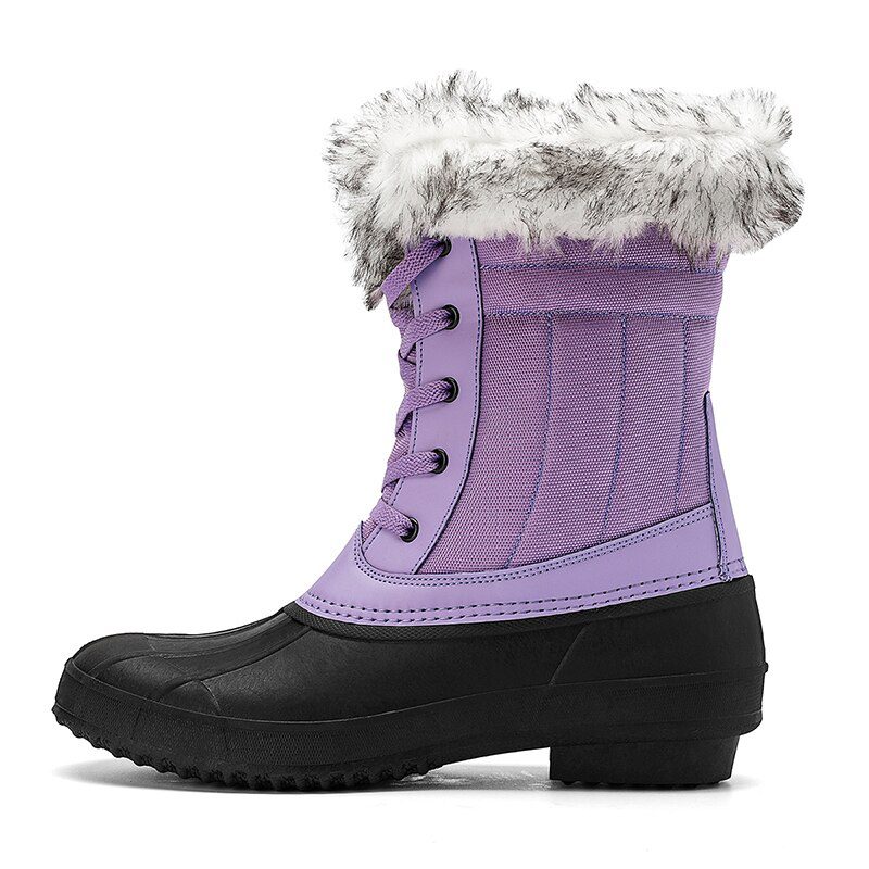 Women Snow Boots Winter Keep Warm Lady Duck Boots Waterproof Non-Slip Rubber Rain Shoes Female Fashion Women Casual Shoes 36-42