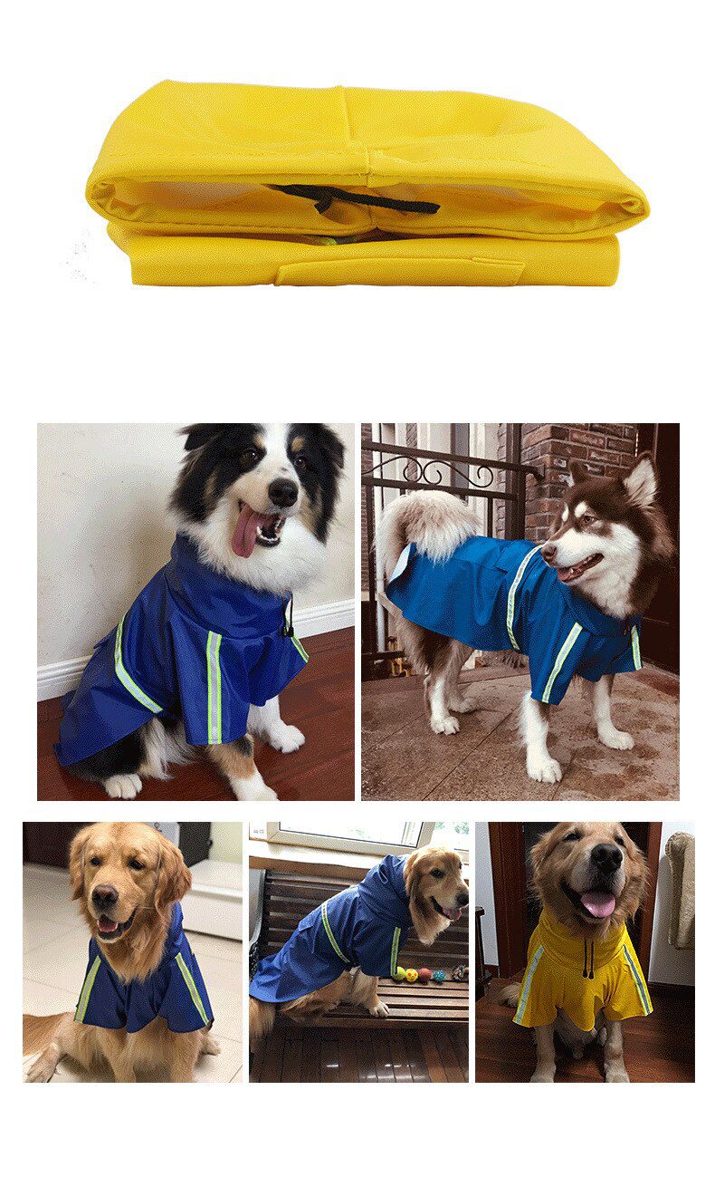 NEW S-5XL Winter Raincoat For Dogs Overalls For Dogs Dog Raincoat Big Large Dog Raincoat Clothes For Small Puppy Dog Accessories