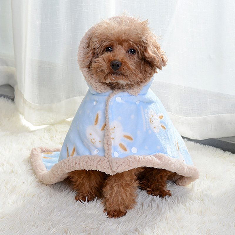 New Pet Pajamas Dog Sleeping Bags Plush Warmth Blanket Hooded Pet Dog clothes for Small Medium Teddy Beard Dog Costume