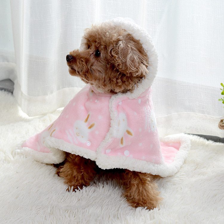 New Pet Pajamas Dog Sleeping Bags Plush Warmth Blanket Hooded Pet Dog clothes for Small Medium Teddy Beard Dog Costume