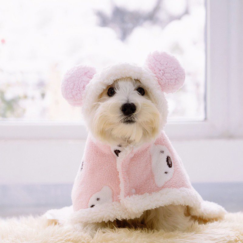 New Pet Pajamas Dog Sleeping Bags Plush Warmth Blanket Hooded Pet Dog clothes for Small Medium Teddy Beard Dog Costume