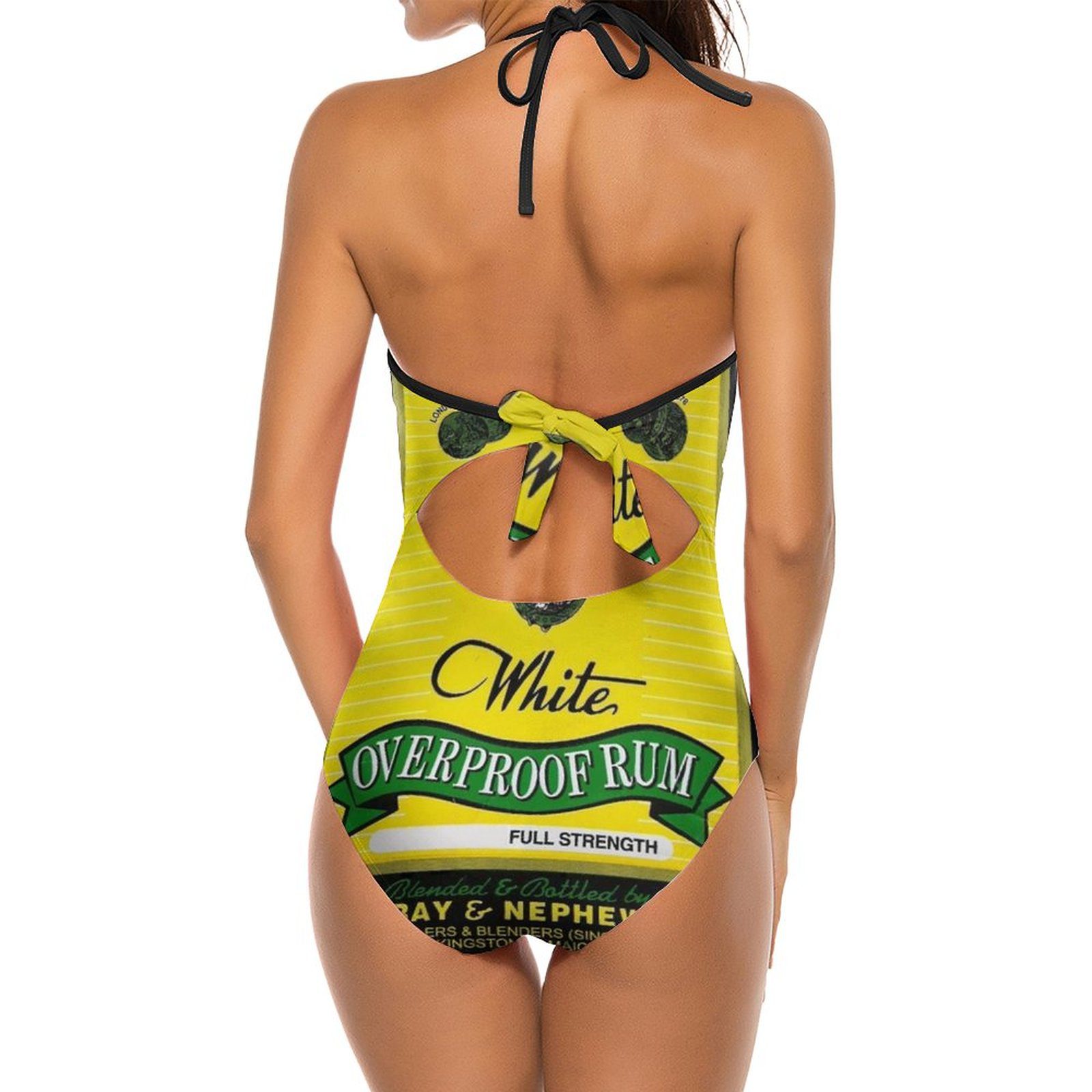 Wray & Nephew Monokini New Ruffle One Piece Swimsuit Female Sexy Swimwear Women Print Bathing Suit Wray Nephew Jamaica