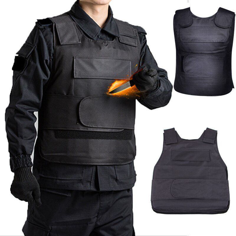 Concealable Bulletproof Vest with Carrying Bag Police Body Armor NIJ IIIA Protection Level 44 Magnum 9mm Bulletproof Jacket