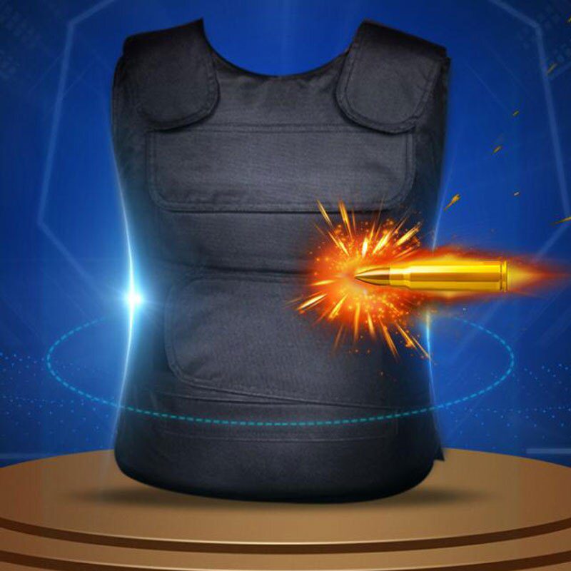 Concealable Bulletproof Vest with Carrying Bag Police Body Armor NIJ IIIA Protection Level 44 Magnum 9mm Bulletproof Jacket