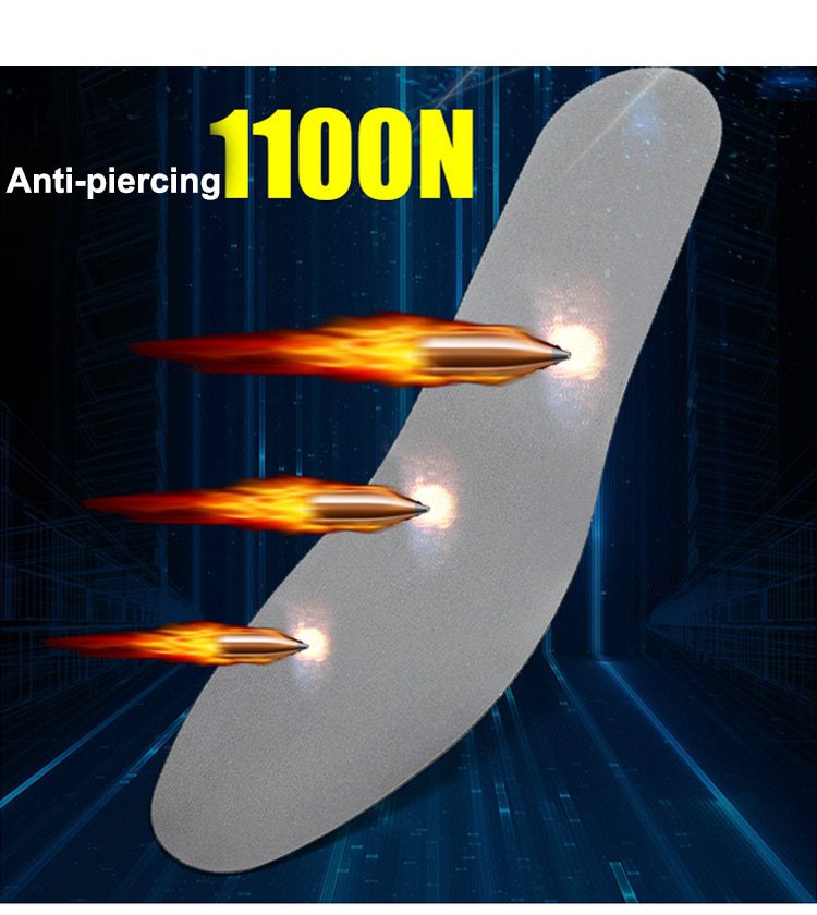 1Pairs Safety Insoles for shoes Tungsten Steel Plate Anti-nail Anti-piercing Foot Larbor Protection Insoles