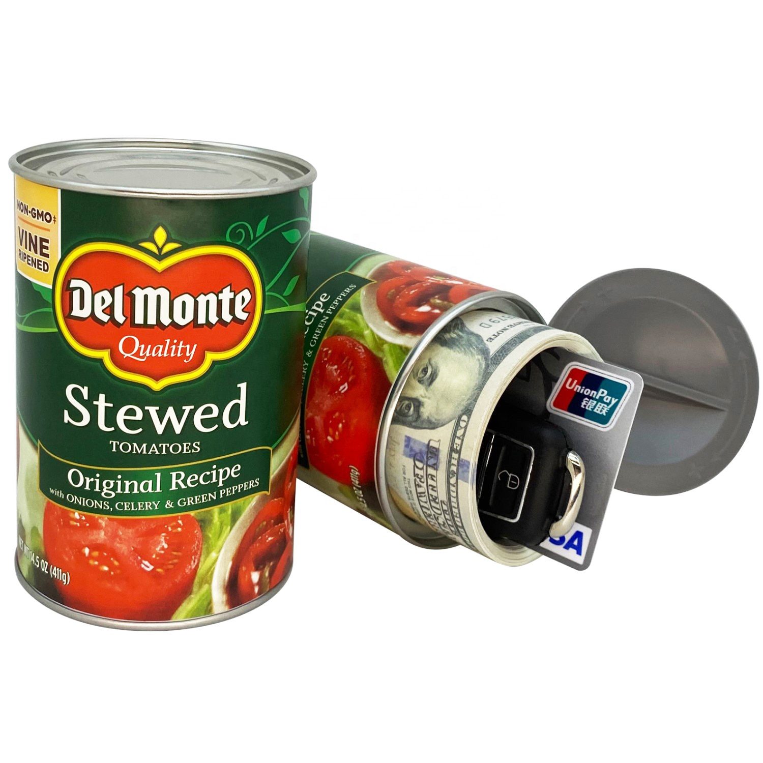 Hidden Compartment Diversion Safe Food Cans Secret Stash Hiding Container Kitchen Cupboard Hide Cash Hidden