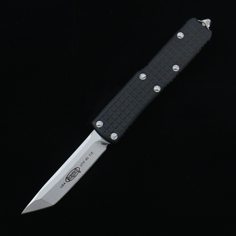 DQF Version MiRo-X85 Pocket Knife D2 Steel Utility EDC Tools Kitchen Knives OTF 6061-T6 Aviation Aluminium Alloy