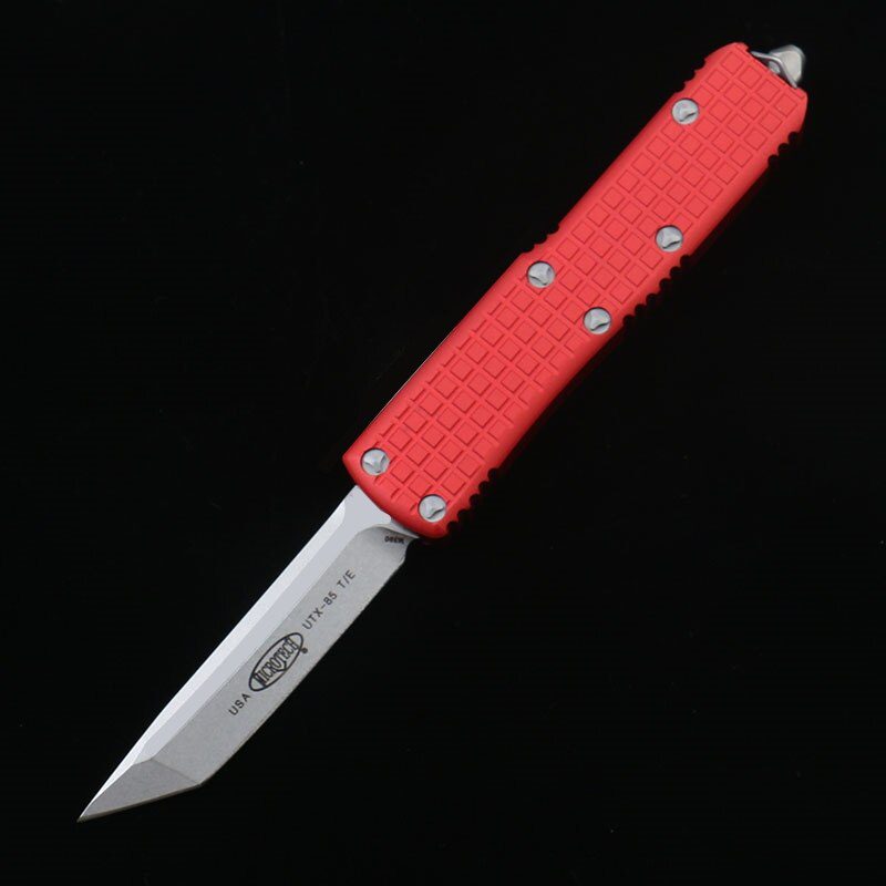 DQF Version MiRo-X85 Pocket Knife D2 Steel Utility EDC Tools Kitchen Knives OTF 6061-T6 Aviation Aluminium Alloy