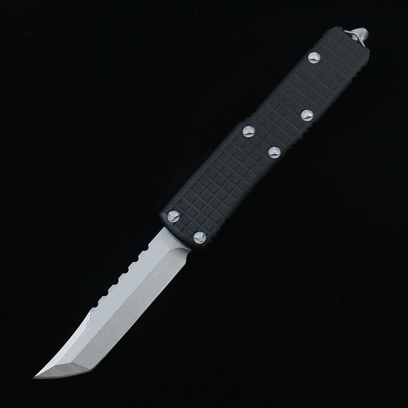 DQF Version MiRo-X85 Pocket Knife D2 Steel Utility EDC Tools Kitchen Knives OTF 6061-T6 Aviation Aluminium Alloy