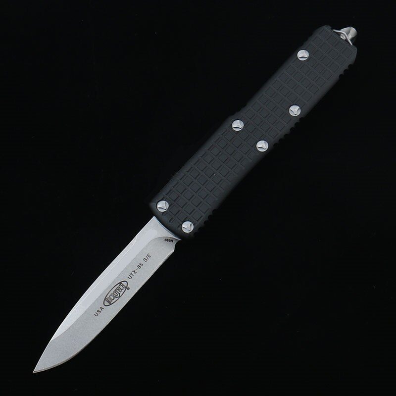 DQF Version MiRo-X85 Pocket Knife D2 Steel Utility EDC Tools Kitchen Knives OTF 6061-T6 Aviation Aluminium Alloy