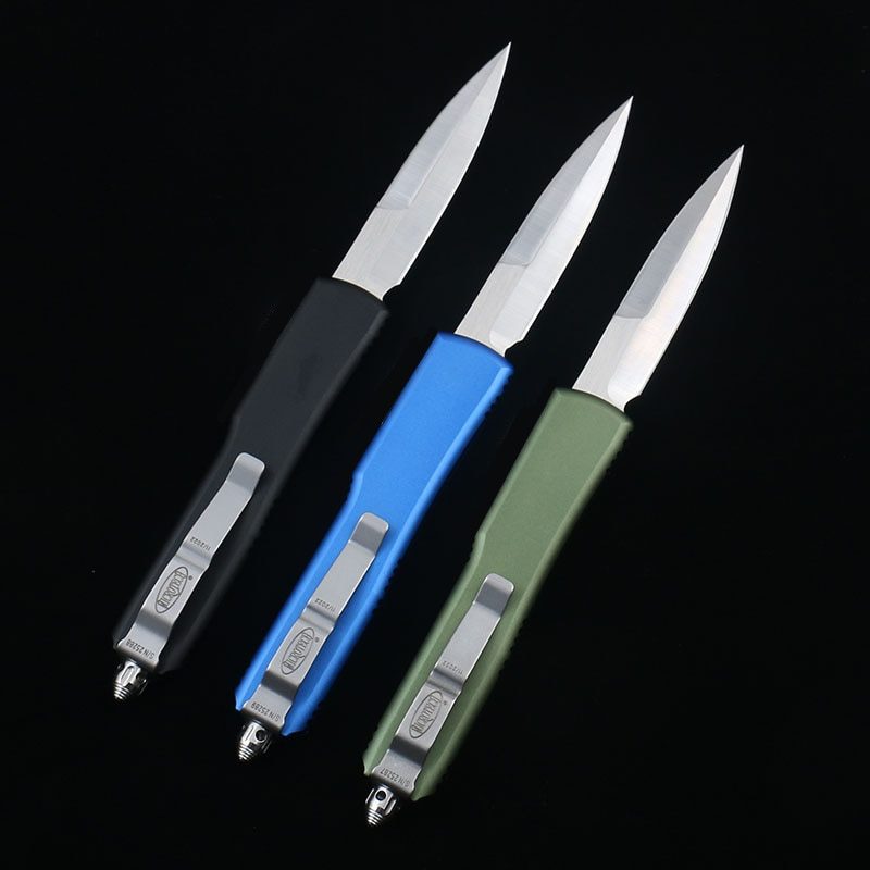 DQF Version MiRo-UT Pocket Knife Satin Bade D2 Steel Utility EDC Tools Kitchen Knives OTF