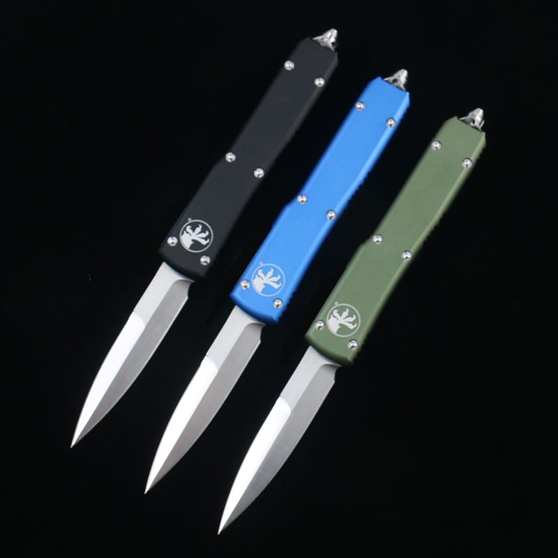 DQF Version MiRo-UT Pocket Knife Satin Bade D2 Steel Utility EDC Tools Kitchen Knives OTF