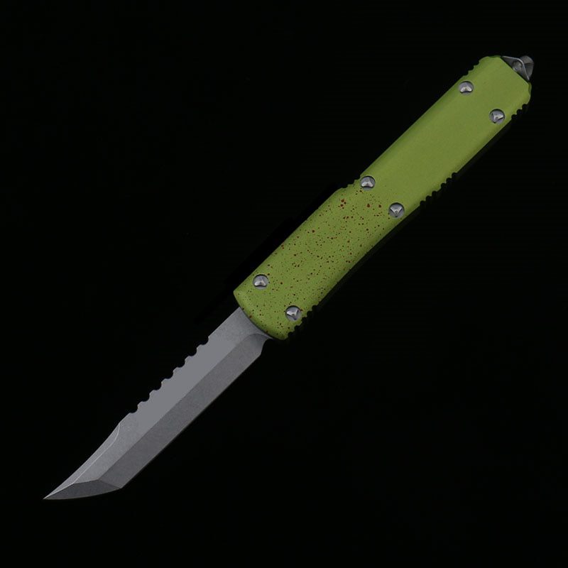 DQF Version MiRo-UT ZOMBIE TECH Pocket Knife Utility EDC Tools Kitchen Knives 6061-T6 Aviation Aluminium Alloy D2 MT