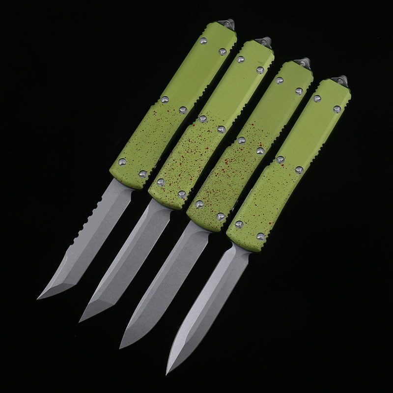 DQF Version MiRo-UT ZOMBIE TECH Pocket Knife Utility EDC Tools Kitchen Knives 6061-T6 Aviation Aluminium Alloy D2 MT