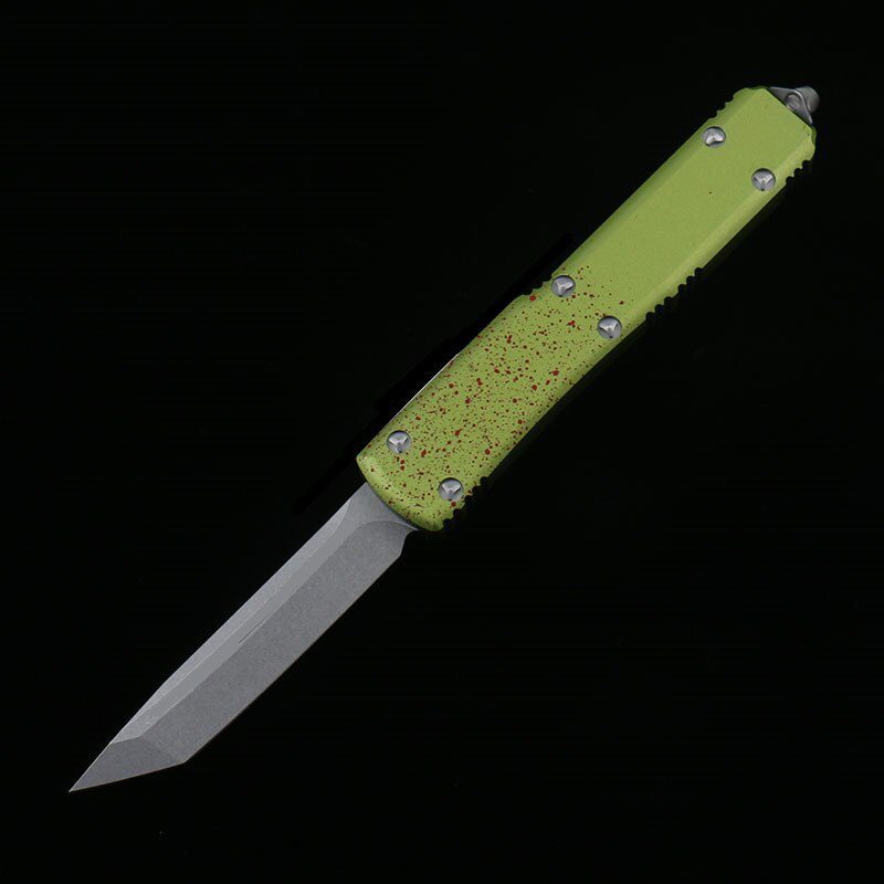 DQF Version MiRo-UT ZOMBIE TECH Pocket Knife Utility EDC Tools Kitchen Knives 6061-T6 Aviation Aluminium Alloy D2 MT