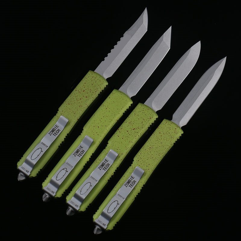 DQF Version MiRo-UT ZOMBIE TECH Pocket Knife Utility EDC Tools Kitchen Knives 6061-T6 Aviation Aluminium Alloy D2 MT