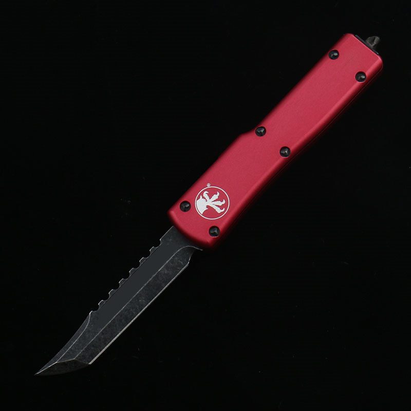 DQF Version MiRo-Red X70 Pocket Knife Black Bade D2 Steel Stone Washing Utility EDC Tools Kitchen Knives