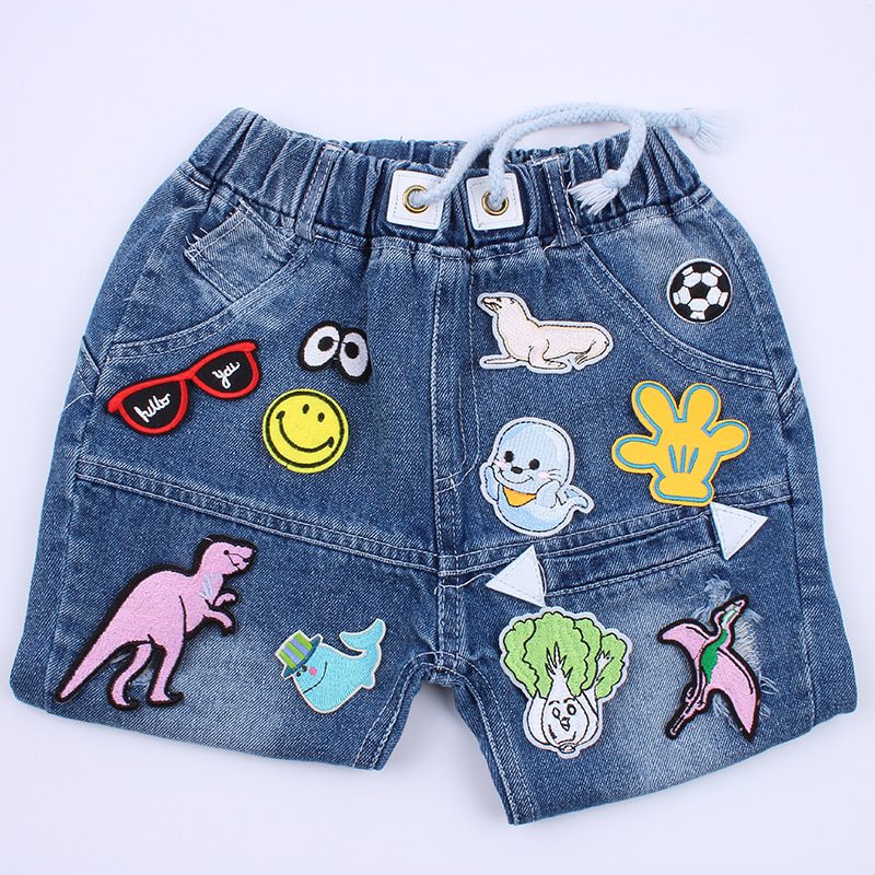 10pcs/lot Funny Cherry Patch Embroidered Skull Stickers Iron On Sew On Clothes Patches DIY Appliques Coats Jeans Motif Badge