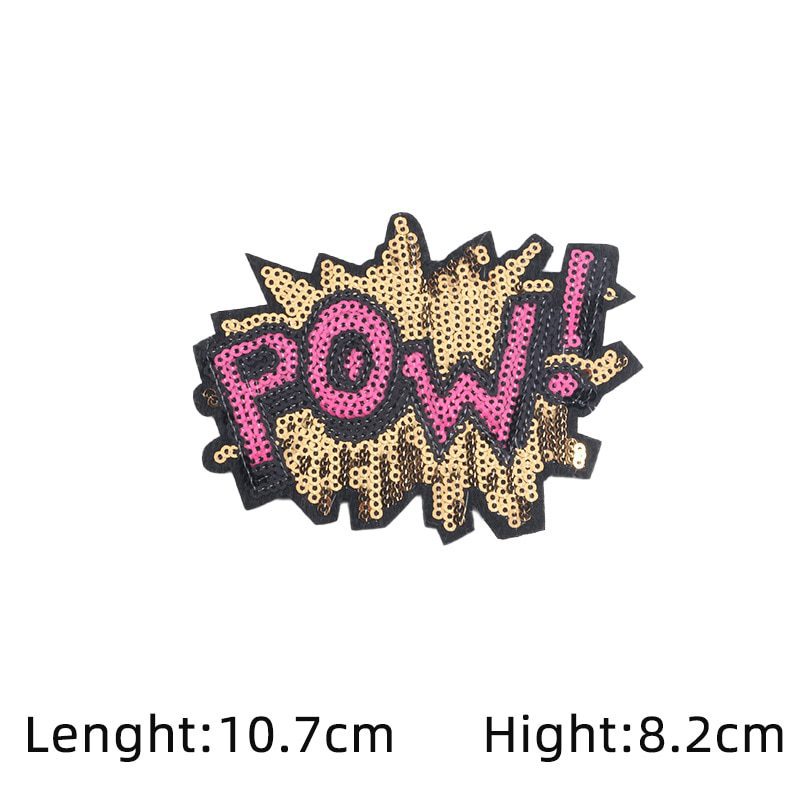 High Heels Lipstick Sequin Patches Ladies Perfume Women's T-shirt Bags Clothing for Patch Fashion Decor Applique Accessories