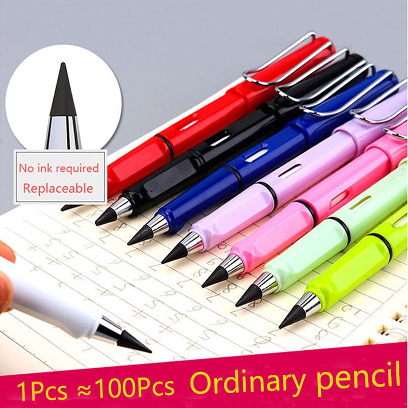 New Technology Colorful Unlimited Writing Eternal Pencil No Ink Pen Magic Pencils Painting Supplies Novelty Gifts Stationery