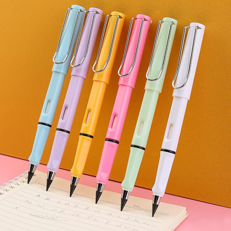 New Technology Colorful Unlimited Writing Eternal Pencil No Ink Pen Magic Pencils Painting Supplies Novelty Gifts Stationery