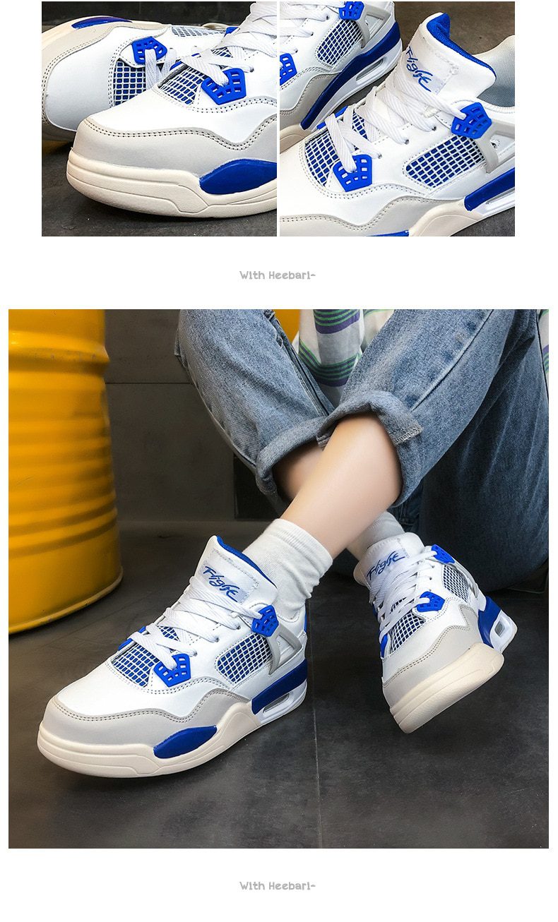 2022 new Retro Men's Outdoor Basketball Shoes Breathable Running Women shoes Chunky Sneakers Brand Lace Up Couple Casual Shoes