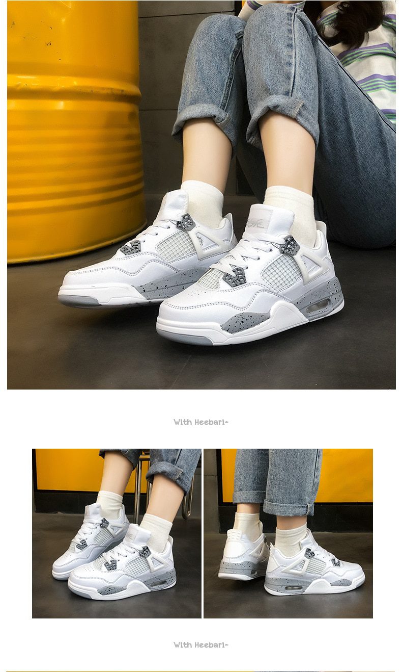 2022 new Retro Men's Outdoor Basketball Shoes Breathable Running Women shoes Chunky Sneakers Brand Lace Up Couple Casual Shoes