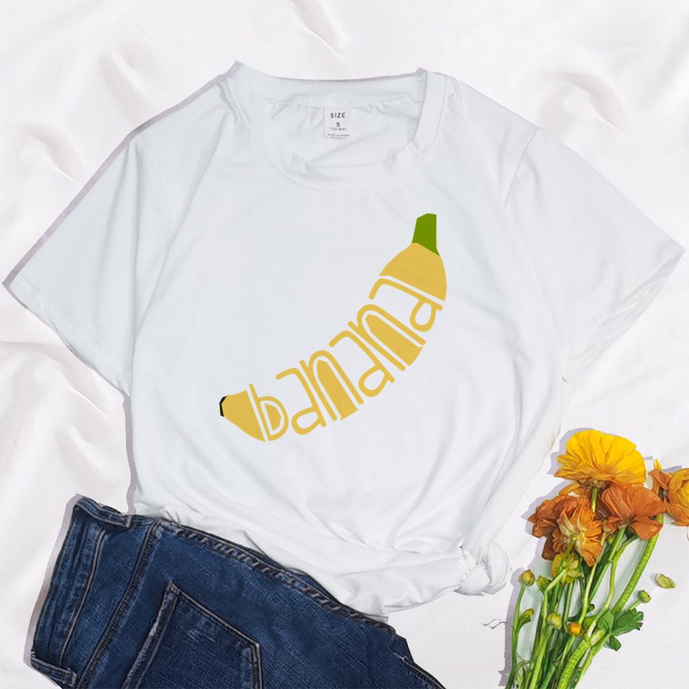 Cherry You Call Him Baby Don't Harajuku Tops print ladies T-shirt casual basics O-collar white shirt short sleeve Women T-shirts