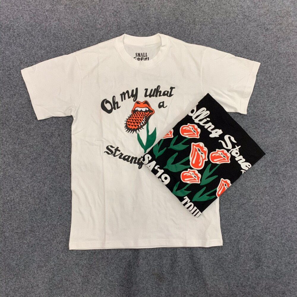 CPFM.XYZ Kanye Men Women 1:1 Best-Quality Foam Printing T Shirt CPFM XYZ Top Tee Streetwear Cactus Plant Flea Market T-shirts