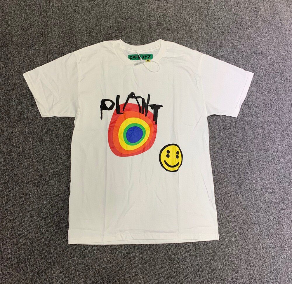 CPFM.XYZ Kanye Men Women 1:1 Best-Quality Foam Printing T Shirt CPFM XYZ Top Tee Streetwear Cactus Plant Flea Market T-shirts