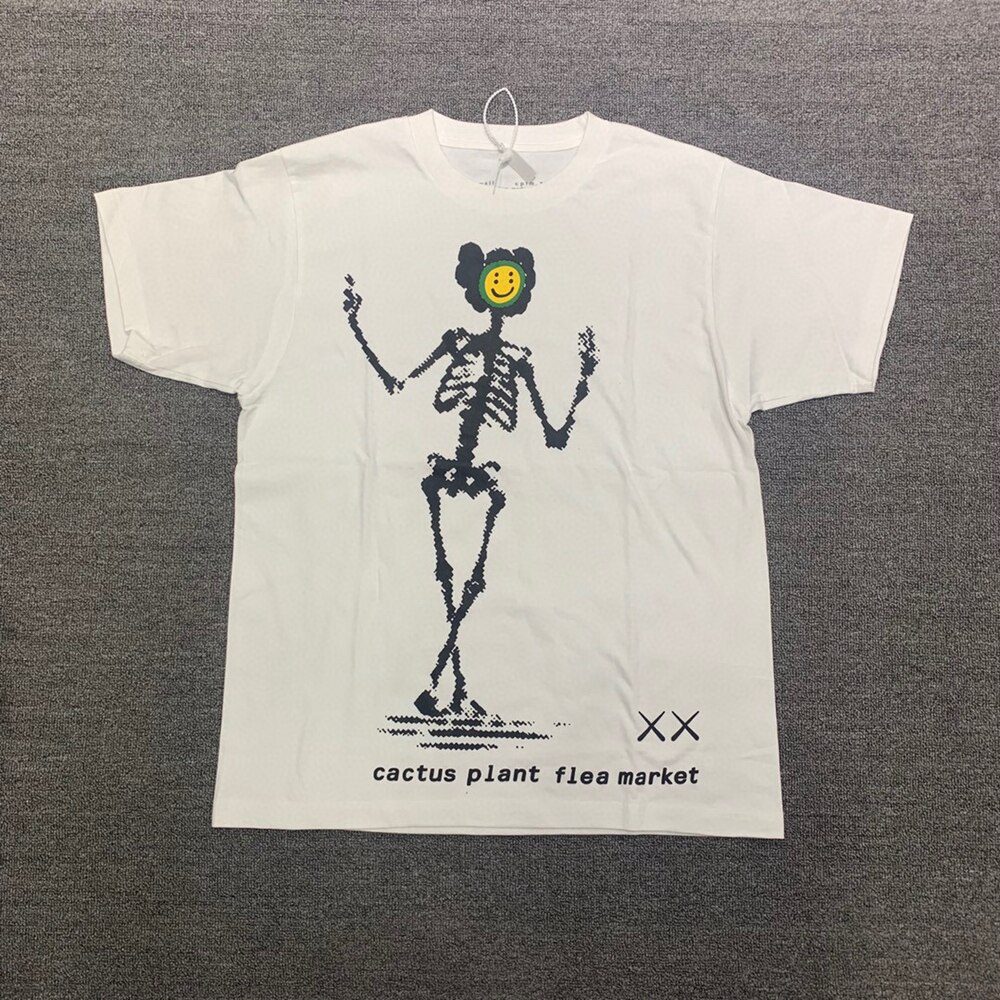 CPFM.XYZ Kanye Men Women 1:1 Best-Quality Foam Printing T Shirt CPFM XYZ Top Tee Streetwear Cactus Plant Flea Market T-shirts