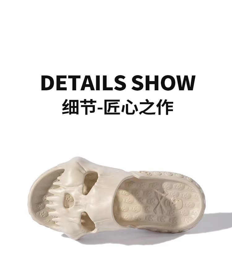 2023 New In Fashion Skull Design Slippers Women Street Y2k Eva Soft Pillow Slides Beach Sandals Garden Shoes Home Summer Woman