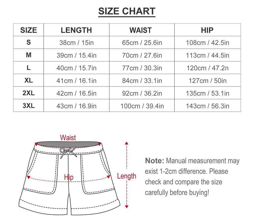 Red Cherry Print Shorts Female Pink Plaid Casual Graphic Shorts Elastic Waist Oversized Short Pants Night Club Bottoms