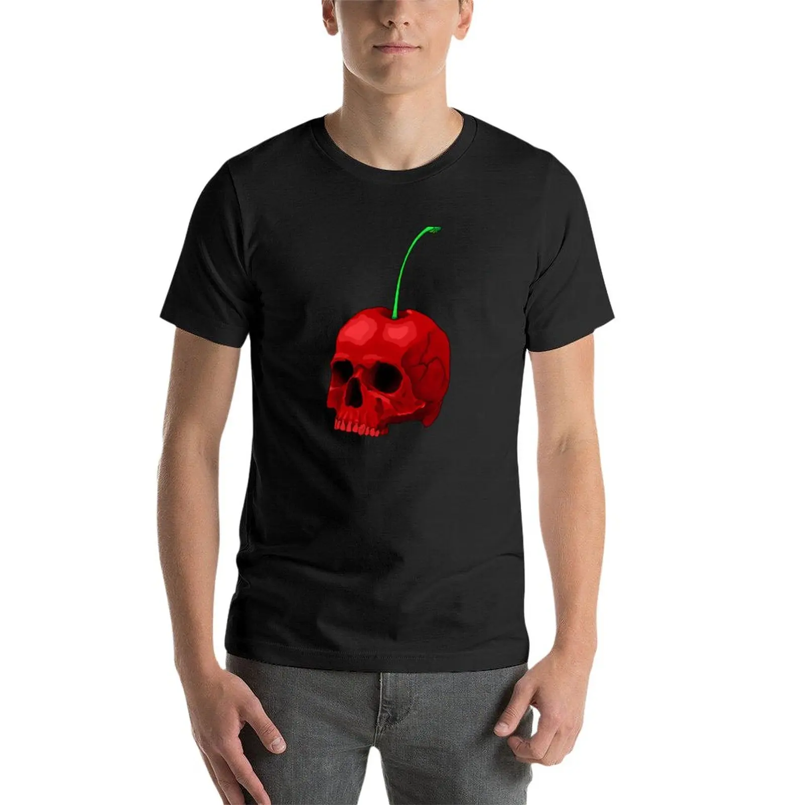 Cherry Skull T-Shirt quick drying