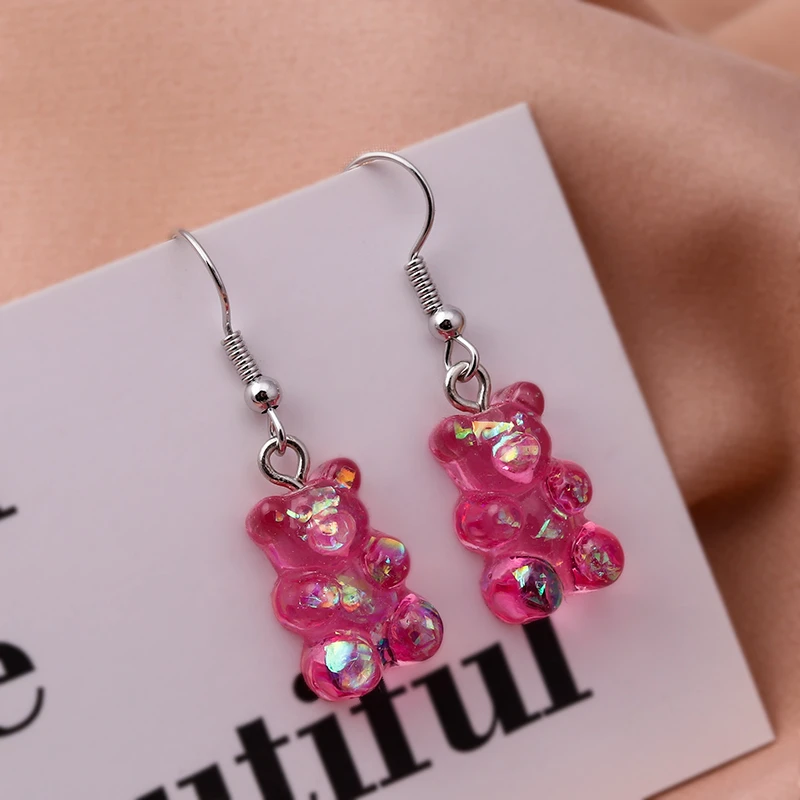 Gummy Bear Drop Earrings Earrings  Holiday Jewelry Gifts