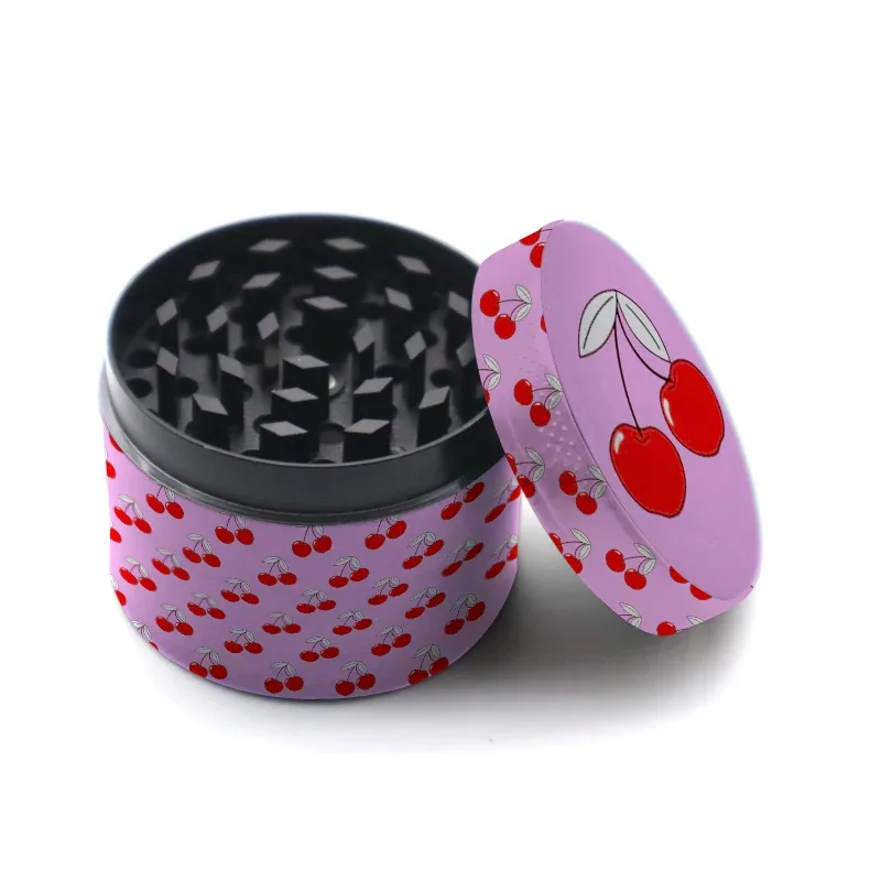 Pink Cherry Smoke Rolling Set 18*14CM Tobacco Rolling Tray 50MM Metal Grinder For Grass Tobocco Storage Smoke Accessories