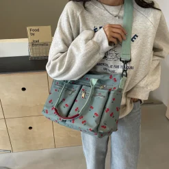 Fashion Nylon Tote Bag Large Capacity Stylish - Image 3
