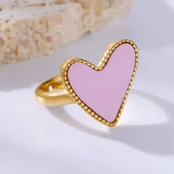 Heart Rings Stainless Luxury - Image 3