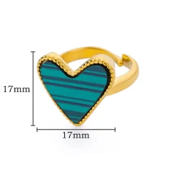 Heart Rings Stainless Luxury - Image 6