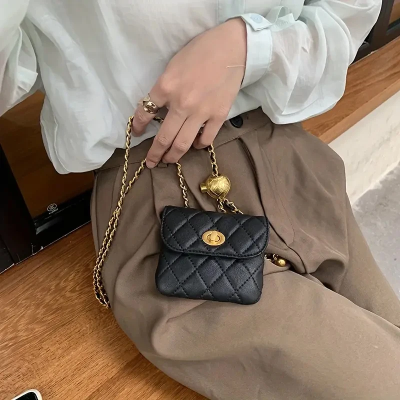 Elegant Leather Chain Belt Bag For Women Crossbody Waist Purse Fanny Pack Evening Clutch Mini Handbag Detachable Soft Leather