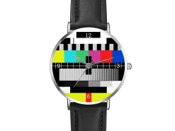Leather Band Digital Quartz Wristwatches