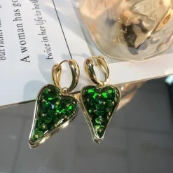 Heart Strawberry Earrings - Image 2