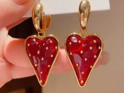 Heart Strawberry Earrings