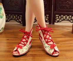 Super Light Canvas Cotton Embroidered