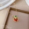 Fruit Pendant Necklaces